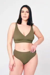Bikini İmalatı - Toptan Toparlayıcılı Yeşil Bikini
