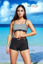 toptan bodyli şortlu bikini